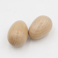 Wholesale Natural Wood Egg Shaker Musical Percussion Instrument
