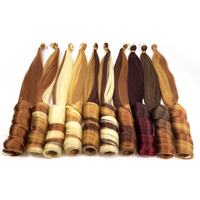 Vente en gros Extensions de cheveux à tresser en spirale bouclée French Curls Tresses en vrac pré-étirées en fibre haute température pour le coiffage