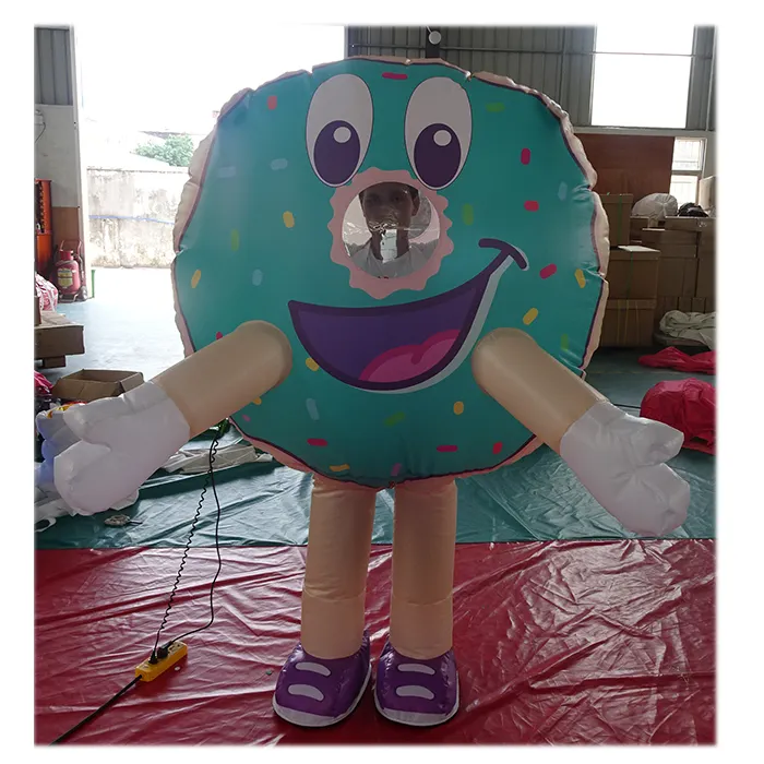 Inflatable नई फैंसी अनुकूलित डोनट डोनट कॉस्टयूम