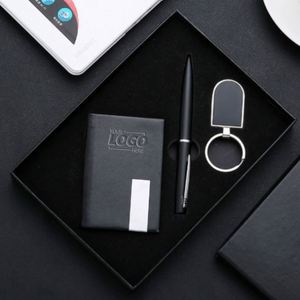 Personalized PU Leather <b>Gift</b> Set Bottle Opener Keychain Business Card Holder Digital Printing-Custom Corporate <b>Gifts</b> <b>for</b> Clients - Product Image 1