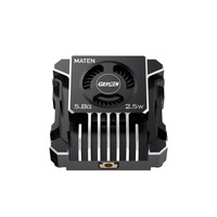 GEPRC MATEN 5.8G 2.5W VTX PRO FPV Transmission d'image Stabilité du signal Réglage des paramètres OSD Refroidissement intégré tout en métal