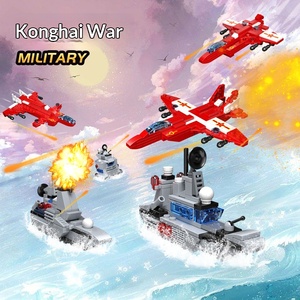 Bloques de Construcción de Partículas Pequeñas Premium, Mini Modelo de Avión Militar, Tanque, Barco, Rompecabezas para Niños, Juguete de Ensamblaje - Product Image 5