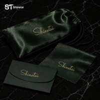 Étui à lunettes personnalisé, pochette pour lunettes, boîte à lunettes de soleil avec impression de logo, sac en papier, boîte rigide, ensemble de vente en gros avec chiffon
