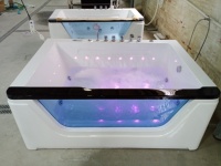 Vente chaude Intérieur Autoportant Spa Baignoire Acrylique Baignoire Air Hydro Massage Baignoire