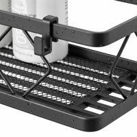 Étagère murale moderne en ABS robuste, sans perçage, pour douche, anti-rouille, organisateur
