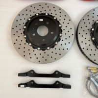 Jekiy Étrier de frein 9n haute performance 6 pots 380*36mm trou ligne disque pour Audi Q3