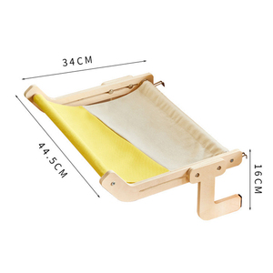 Adjustable Cat <b>Bed</b> Perch Hammock Lounge Seat for Sofa Chair Desk Armrest Indoor Use Pet <b>Nest</b> <b>Bed</b> Hanging Perch Shelf Hammock - Product Image 3