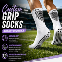Chaussettes de football athlétiques antidérapantes de haute qualité pour hommes, avec logo personnalisé, chaussettes de sport pour le football