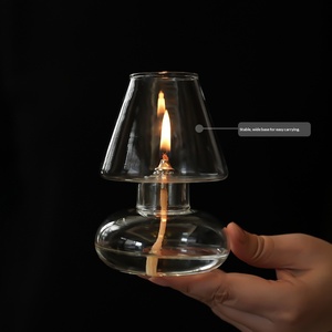<span class=keywords><strong>Lampada</strong></span> <span class=keywords><strong>a</strong></span> Olio in <span class=keywords><strong>Vetro</strong></span> Fatta <span class=keywords><strong>a</strong></span> Mano Stile Nordico con Coperchio Antivento, Portacandele di Alta Qualità <span class=keywords><strong>per</strong></span> Arredamento Casa - Product Image 2