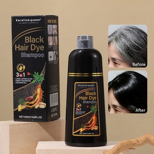 Shampoo colorant capillaire OEM ODM, fabricants de colorants capillaires OEM, logo personnalisé, shampooing colorant capillaire permanent à base de plantes noires - Product Image 6