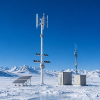 Éolienne verticale 100 kW, type H, alternateur à aimant permanent 400 V, 5 pales, vitesse de démarrage 3 m/s pour tour de télécommunication