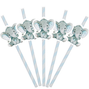 Elephant Cake Sticks Party Decorations Disposable Fruit Sticks Cocktail Dessert Add Ons Cartoon Pattern - Product Image 3