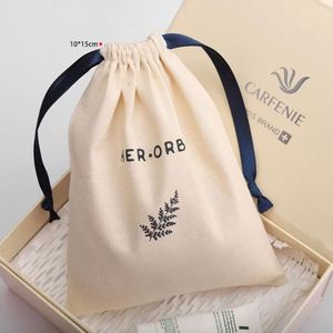 Bolsa de Lona Gruesa con Cordón para Perfumes y Aceites Esenciales, Bolsa Pequeña de Algodón Beige para Regalos y Joyería - Product Image 6