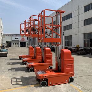 Self-Propelled Mobile Telescopic 6m 8m 9m 10m 11m Mast Aluminum Alloy Mini Vertical Lift Electric Platform Table <b>Ladder</b> - Product Image 6