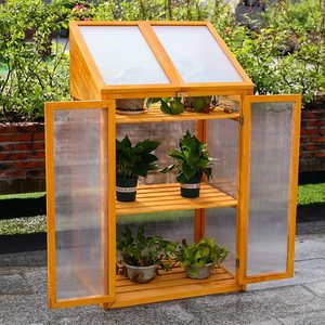 <span class=keywords><strong>Mini</strong></span> serre portable en bois, meubles d'extérieur, maison de <span class=keywords><strong>jardin</strong></span>, plantes d'<span class=keywords><strong>intérieur</strong></span>, avec étagères, <span class=keywords><strong>jardin</strong></span> - Product Image 3