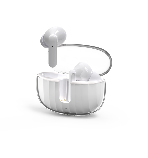 True Wireless Earphones Bluetooth Transparent Earbuds