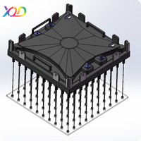 QXD Mini Cubo RGB a Colori Completi 3D, Luce Pixel Interattiva a LED per Natale, Esperienza Somatosensoriale Senza Pari