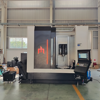 Centre d'usinage vertical 5 axes avec axe B - Usinage et tournage simultanés pour pièces complexes, usage intensif