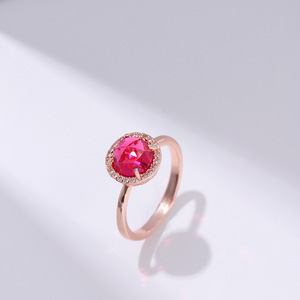 Anello Aperto Regolabile con Pietra Delicata Colorata, Anello Minimalista da Donna - Product Image 5
