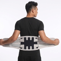 Ceinture lombaire antidérapante en spandex pressé à chaud de qualité médicale FDA, réglable et personnalisable pour le soutien du dos
