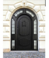Personnalisation de nouveaux modèles de portes fenêtres en fer forgé Design de portes en fer Porte simple en fer