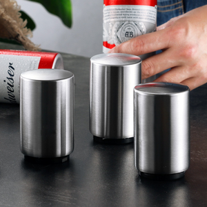 Abrebotellas Automático de Acero Inoxidable con Imán y Logo Personalizado para Regalo de Boda - Product Image 4