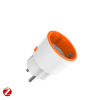Tuya Zigbee 3.0 Smart EU Prise murale avec 2 prises 16A Mesure Commande vocale Via Tuya Gateway