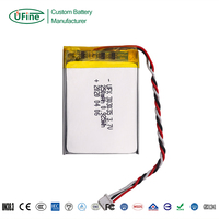 Batteries au lithium polymère personnalisées en gros UFX 303035 250mAh 3.7V MSDS, cellules de poche Lipo, batterie lithium-ion OEM/ODM