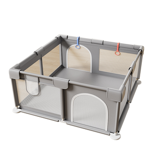 Box per Bambini Moderno 1.5*1.8m, Barriera di Sicurezza per Interni, Recinzione di Sicurezza per Bambini Stile Parco Divertimenti - Product Image 3