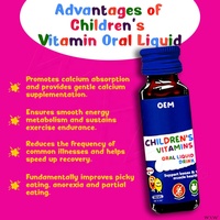 Vitamines liquides orales premium pour enfants – Extrait de vitamines B et C pour soutenir la santé immunitaire, osseuse, dentaire et musculaire – Bien-être quotidien des enfants