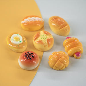 Personnalisé 3D DIY Pain Aimants de Réfrigérateur Alliage Acrylique Décoration de La Maison Souvenir Alimentaire Pizza <span class=keywords><strong>Burger</strong></span> Modèle pour Promotionnel - Product Image 1