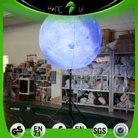 Ballon publicitaire gonflable personnalisé en forme de planète avec support lumineux LED pour événements et expositions – Offre spéciale