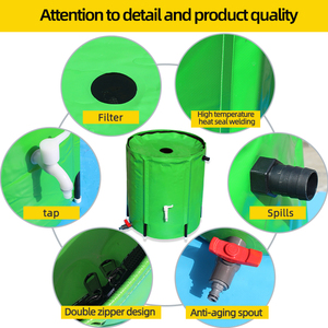 Tanque de Agua Plegable de Gran Capacidad con Filtro de Malla <span class=keywords><strong>para</strong></span> Riego de Jardín - Product Image 6