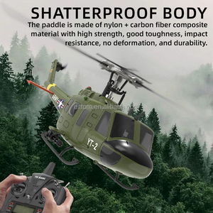 Mô hình trực thăng điều khiển từ xa Bell Huey UH-1 1/34 2.4G không cần cần lái, <span class=keywords><strong>3D</strong></span>, 6 kênh, con quay hồi chuyển 6 trục - Product Image 3