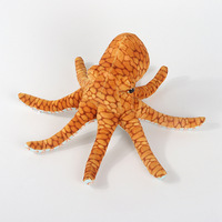 Nouvelle Peluche de Simulation Animaux Marins : Pieuvre, Tortue, Poisson-diable, Anneau Bleu - Coussin en Peluche avec Rembourrage en Coton PP