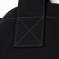 Sac fourre-tout en toile de coton grande capacité, robuste, réutilisable, avec poche intérieure et poche zippée pour femmes, travail, voyage