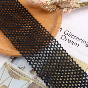 Nouvelle maille transparente creuse 6cm de large fil de coton tissé couleur unie bricolage sous-vêtements décoratifs <span class=keywords><strong>dentelle</strong></span> - Product Image 2