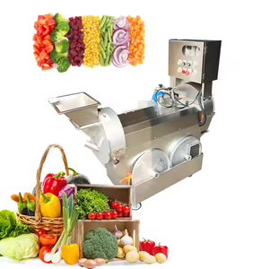 High Quality Automatic Electric Vegetable Slicer Shredder Dicer Chopper Cube Cutter Leaf Vegetable Cutting Machine for Sale - Product Image 3
