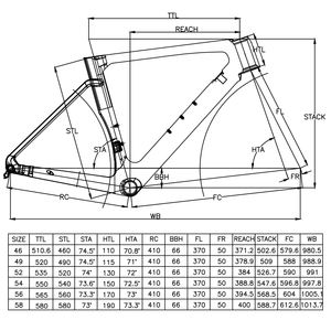 ICAN — cadre de vélo de course en fibre de carbone sl7, modèle 2020 - Product Image 6