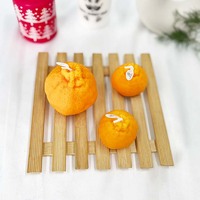Kreatives Fruchtform-Duftkerzen-Set |   Sortierte Realistische Frucht-Kerzen für Wohnungsdekoration |   Natürliches Sojawachs Geschenkidee