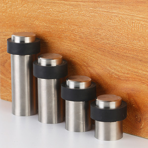 HANFENG Butée de porte en acier inoxydable à fixation au sol, design minimaliste, pour entrée - Product Image 2