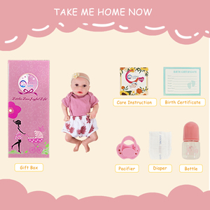 Poupée Bébé <span class=keywords><strong>Reborn</strong></span> Réaliste <span class=keywords><strong>en</strong></span> <span class=keywords><strong>Silicone</strong></span> Platine 100% de 18 Pouces pour Filles, Jouet Éducatif de Création Artistique - Product Image 6