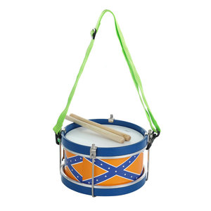 Tambourin pas cher pour enfants, instrument de musique éducatif en bois, tambour de fanfare, <span class=keywords><strong>caisse</strong></span> claire colorée 22 cm en peau de mouton - Product Image 2