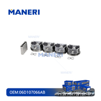 MANERI 06D107066AA 06D107066AB 06D107066C 82L143 Piston de moteur pour Audi A3 A4 C6 2.0T VW Golf 5 Passat B6 AXX BWA BWE BPY BPJ