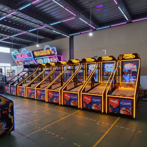 Máquina de Baloncesto Comercial Arcade, Operada con Monedas, Juego Electrónico de Tiro con Puntuación LED y Retorno de Balones, Venta al por Mayor Directa de Fábrica para Interiores - Product Image 2