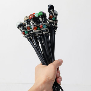 천연석 매직 홀 크리스탈 볼 요정 행운의 운세 텀블 스톤 보석 홀 요정 매직 스틱 장식 지팡이 - Product Image 5