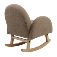 Fauteuil à bascule pour bébé en gros, canapé pour enfants avec structure en bois et revêtement en tissu doux