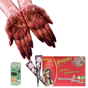 Crema de Henna Herbal Semipermanente Biodegradable, No Tóxica, 100% Natural, de Grado Premium |   Sin amoníaco |   Coloración Capilar de Larga Duración - Product Image 1