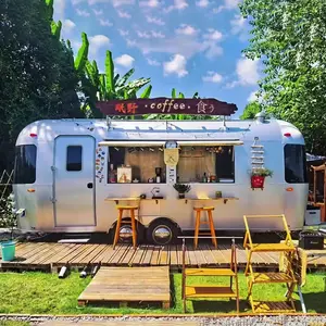 2024 New Competitive Price Airstream food trailer for fries mobile kitchen for sale