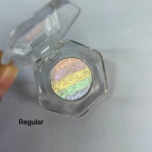 Meilleure vente surligneur personnalisé avec logo maquillage pour les yeux de fête maquillage pour le visage duochrome multichrome surligneur de fard à paupières arc-en-ciel - Product Image 5